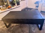 Zwarte salon tafel zwart, Huis en Inrichting, Tafels | Salontafels, Ophalen, 100 tot 150 cm, 50 tot 100 cm, Zo goed als nieuw