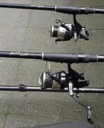2 x Hengel 12ft + Okuma baitrunner, Ophalen, Gebruikt, Complete set