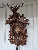 Grote antieke jachtklok met kwartier slag., Ophalen