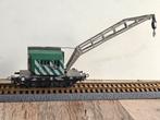 Modeltrein Ho marklin wagon,  kraanwagen met doos, Hobby en Vrije tijd, Modeltreinen | H0, Wisselstroom, Wagon, Ophalen of Verzenden