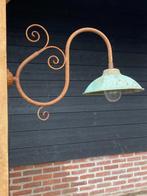 hanglamp, stallamp, buitenlamp, Huis en Inrichting, Ophalen of Verzenden, Zo goed als nieuw, Glas, Landelijk