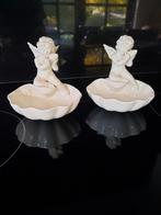 Vintage meander porseleinen  schaaltjes, Ophalen of Verzenden, Zo goed als nieuw, Rond, Porselein of Keramiek