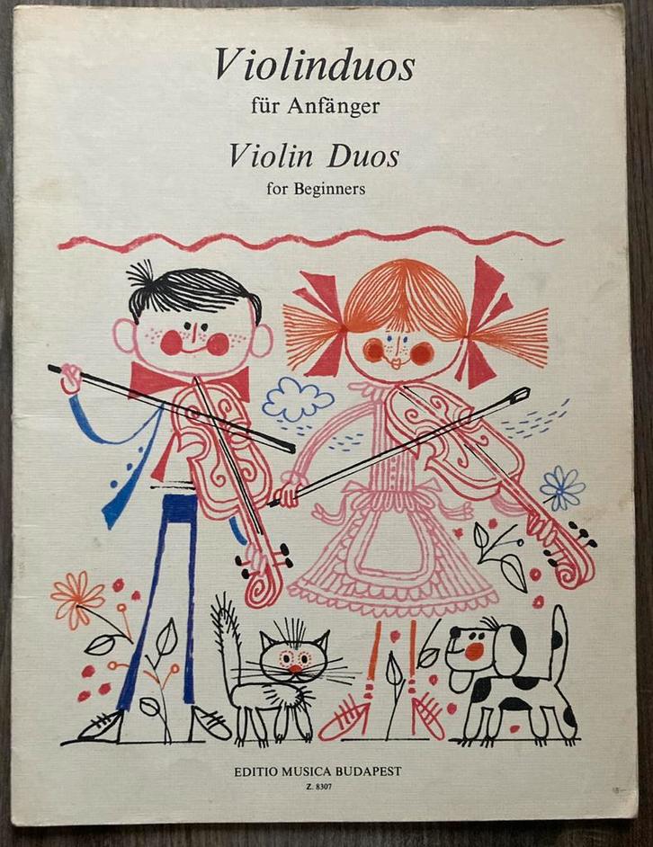 VIOOL DUETTEN Violinduos für Angänger VIOLIN DUOS, Muziek en Instrumenten, Bladmuziek, Gebruikt, Artiest of Componist, Klassiek