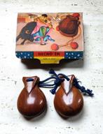 2 sets Castanets in originele doos circa 1950 1960, Ophalen of Verzenden, Zo goed als nieuw