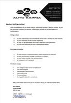 Gezocht Automonteur / Leerling automonteur, 33 - 40 uur, Vast contract