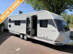 Hobby Prestige 650 KFU, Caravans en Kamperen, Schokbreker, Rondzit, Hobby, 7 tot 8 meter