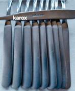 Karox bestek 18/10 set vorken twee soorten metaal, Huis en Inrichting, Ophalen of Verzenden, Gebruikt, Rvs of Chroom