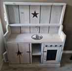Steigerhouten kinderkeuken, Kinderen en Baby's, Ophalen, Gebruikt, Hout, Speelkeuken