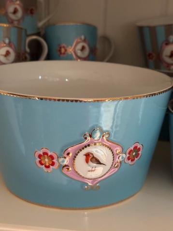 Pip Studio servies Love Birds salade kom 18 cm blauw beschikbaar voor biedingen