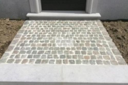 Kinderkoppen / kasseien Gres diverse maten, Tuin en Terras, Tegels en Klinkers, Gebruikt, Overige typen, Natuursteen, 10 m² of meer