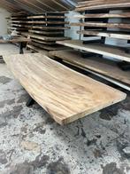 Boomstamtafel 300 x 100 x 8cm (39), 100 tot 150 cm, Ophalen of Verzenden, Metaal, Drempt@ars-longa.nl
