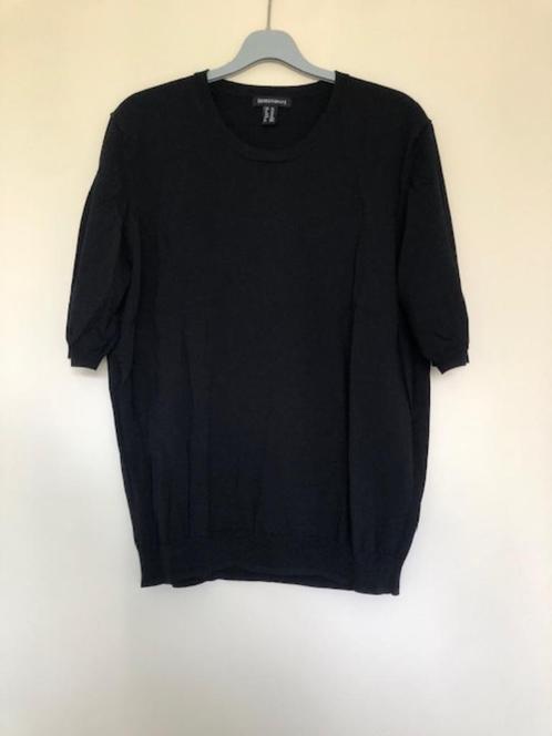 Mooi diep zwart truitje, Kleding | Dames, Tops, Zo goed als nieuw, Maat 38/40 (M), Zwart, Korte mouw, Ophalen of Verzenden