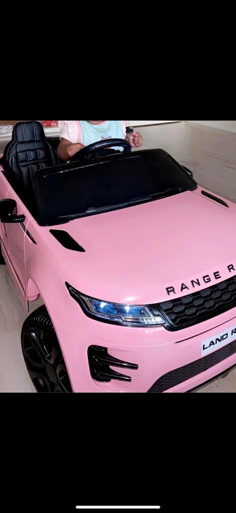 Range Rover Evoque | Elektrische Kinderauto - Roze, Kinderen en Baby's, Speelgoed | Speelgoedvoertuigen, Gebruikt, Afstandsbediening