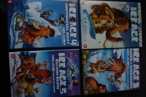 4x dvd Ice Age + 3 + 4 + 5, Cd's en Dvd's, Dvd's | Tekenfilms en Animatie, Zo goed als nieuw, Vanaf 6 jaar, Ophalen of Verzenden