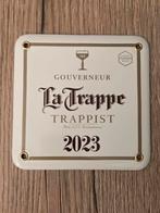 Emaille reclamebord La Trappe Trappist Gouverneur, Ophalen of Verzenden, Zo goed als nieuw, Reclamebord, Plaat of Schild, La Trappe