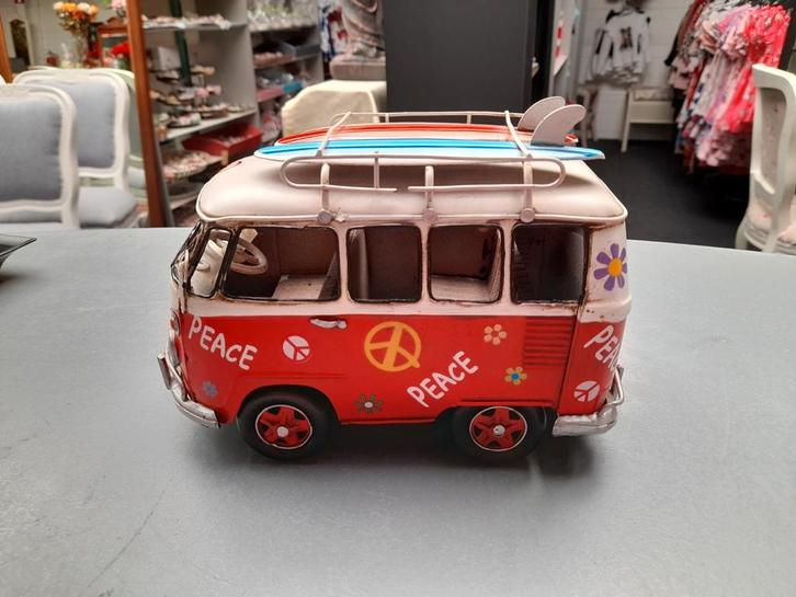 Blikken Vw busje, Hobby en Vrije tijd, Modelauto's | 1:24, Zo goed als nieuw, Maisto, Ophalen of Verzenden