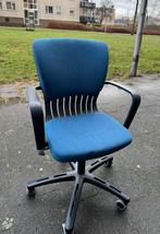 bureaustoel, Huis en Inrichting, Bureaustoelen, Ophalen of Verzenden, Gebruikt, Blauw, Bureaustoel
