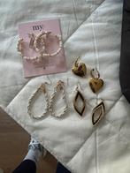 Diverse Oorbellen Set, Wit, Nieuw, Ophalen of Verzenden, Knopjes of Stekers