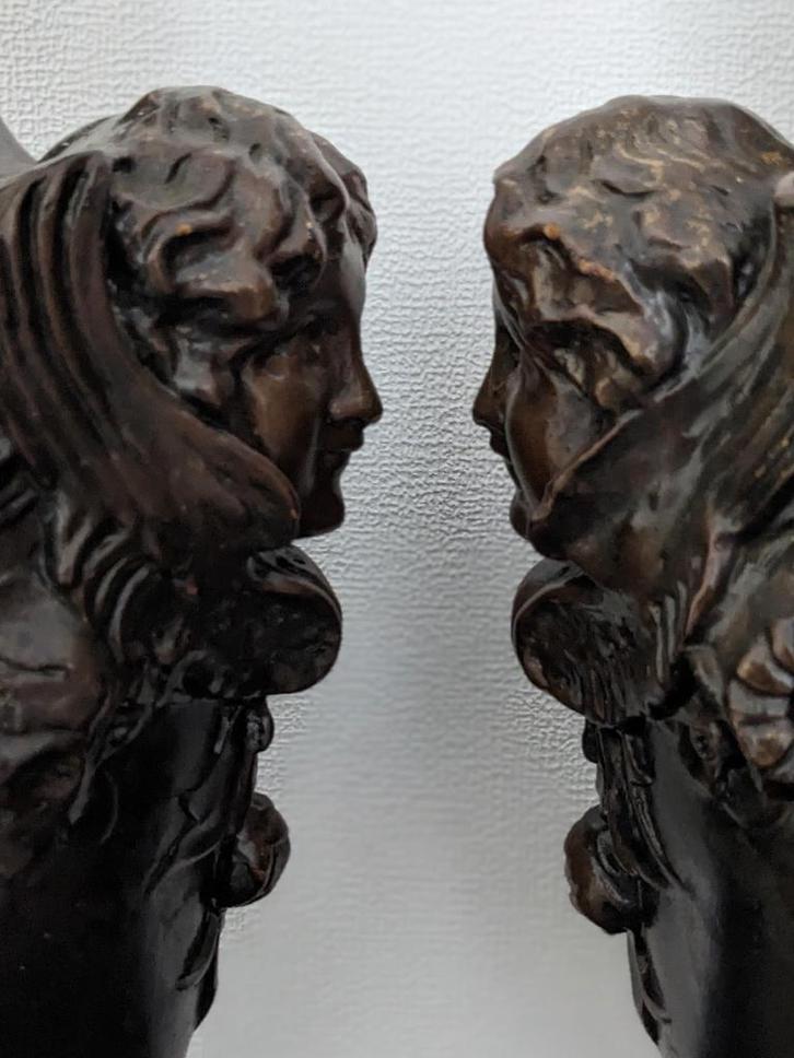 siervazen met druiven, duiven, strikken, en engelenhoofdjes, Antiek en Kunst, Curiosa en Brocante, Ophalen of Verzenden