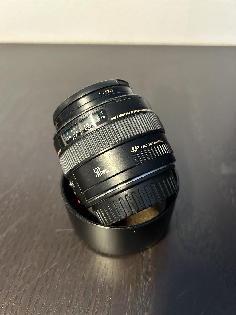 Canon 50 mm objectief 1:1.4, Ophalen of Verzenden, Gebruikt, Standaardlens