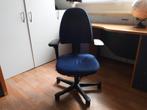 bureaustoel, Huis en Inrichting, Bureaustoelen, Ophalen, Gebruikt, Blauw, Bureaustoel
