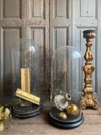 Hoge antiek Franse stolpen , glazen stolp, Antiek en Kunst, Antiek | Woonaccessoires, Ophalen