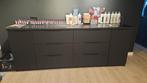 Zwart dressoir / verfkeuken - kapsalon inboedel, Ophalen, Overige materialen, Met deur(en), Zo goed als nieuw