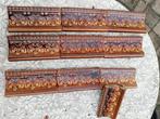 > 50 antieke randtegels met klimop roodbruin 15x7,5cm, Antiek en Kunst, Antiek | Wandborden en Tegels, Ophalen