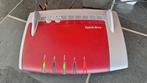 Fritzbox 5490 glasvezel modem / router, Computers en Software, Routers en Modems, Ophalen of Verzenden, Gebruikt, Router met modem