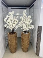 Luxe vazen met bloesemboom, Ophalen of Verzenden, Zo goed als nieuw