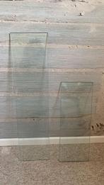 Set van 2 glazen platen, Doe-het-zelf en Verbouw, Ophalen, Zo goed als nieuw, Minder dan 80 cm, Glasplaat