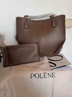 Polène Cyme Mini Tas - Taupe Leer - Dames, Ophalen of Verzenden, Zo goed als nieuw, Bruin, Handtas