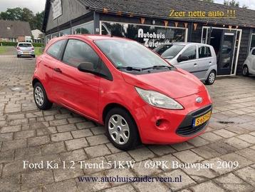 FORD Ka 1.2 51KW 2009 Trend Zéér Nette Auto ! beschikbaar voor biedingen