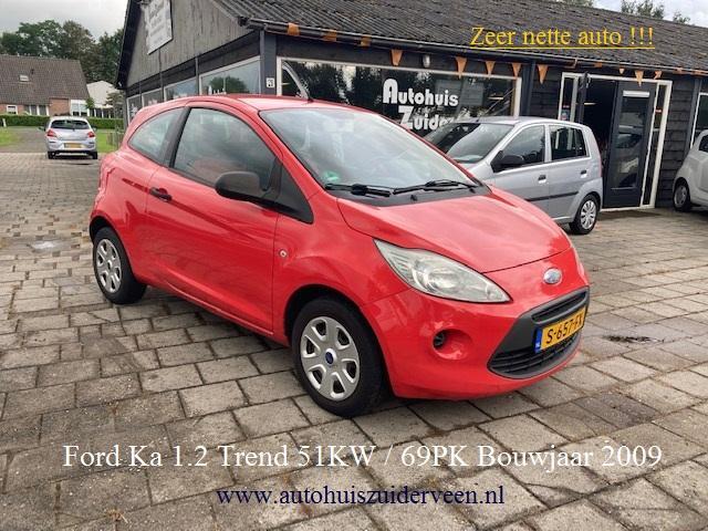 FORD Ka 1.2 51KW 2009 Trend Zéér Nette Auto !, Auto's, Ford, Bedrijf, Te koop, Ka, ABS, Airbags, Alarm, Boordcomputer, Centrale vergrendeling
