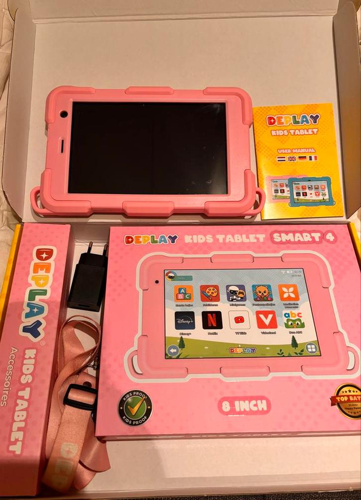 Deplay Kids Tablet Smart 4 - Kindertablet, Computers en Software, Android Tablets, Nieuw, Wi-Fi, 32 GB, Ophalen of Verzenden