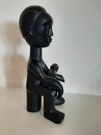 Beeld Afrikaanse vrouw met kind, Antiek en Kunst, Kunst | Niet-Westerse kunst, Ophalen of Verzenden
