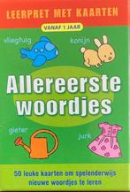 Leerpret met kaarten - Mijn eerste 100 woordjes vanaf 1 jaar, Ophalen of Verzenden, Zo goed als nieuw, Taal en Lezen