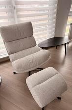 Prachtige nieuwe Fauteuil inclusief bijpassende hocker., Ophalen, Japandi, Minder dan 75 cm, Nieuw