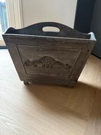 Vintage Houten Krantenbak, Huis en Inrichting, Ophalen of Verzenden, Gebruikt