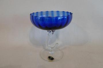 Val Cristal Bonbon Schaal Blauw beschikbaar voor biedingen
