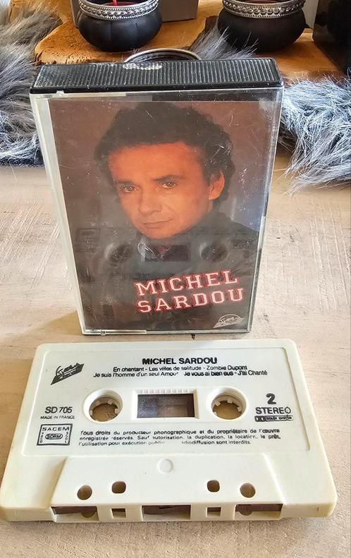 Michel Sardou - Compilatie cassettebandje, Cd's en Dvd's, Cassettebandjes, Gebruikt, Origineel, Overige genres, 1 bandje, Ophalen of Verzenden