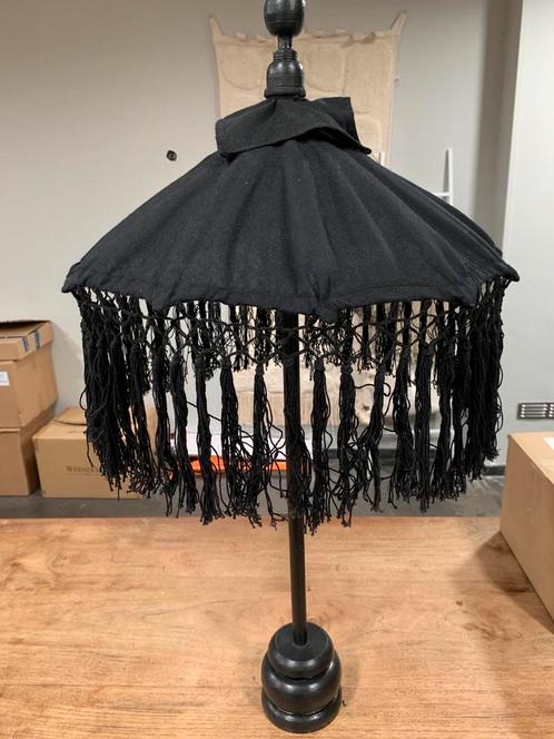 Tafelparasol zwart, Tuin en Terras, Parasols, Gebruikt, Overige typen, Minder dan 1 meter, Ophalen of Verzenden