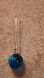 vintage spijkervaasje in de kleur blauw, Ophalen of Verzenden