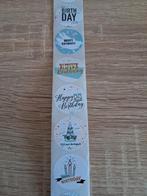 Heel veel stickers  happy birthday ., Hobby en Vrije tijd, Stickers en Plaatjes, Ophalen, Zo goed als nieuw