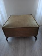 Zgan stoere Hocker ( Goosens ), Huis en Inrichting, Banken | Voetenbanken en Poefen, Ophalen, Vierkant, 75 tot 100 cm, Zo goed als nieuw