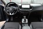 Kia Ceed Sportswagon 1.4 T-GDi DynamicPlusLine O.a: PDC, Cam, Auto's, 4 cilinders, Met garantie (alle), Blauw, Leder en Stof