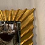 Stoere Spiegel – houten lijst Goud - 180 x 80 cm -TTM Wonen, Antiek en Kunst, Antiek | Spiegels, 50 tot 100 cm, 150 tot 200 cm