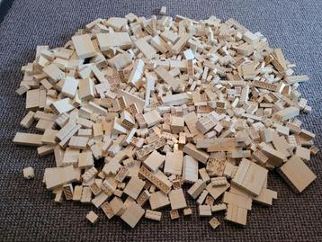 Partij 1570x oude dikke witte Lego stenen beschikbaar voor biedingen
