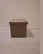 Poef / opbergbox, Ophalen of Verzenden, Rond, Minder dan 50 cm, Minder dan 50 cm