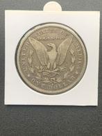 Morgan zilveren dollar 1884s met gratis halve dollar 1967, Postzegels en Munten, Munten | Amerika, Ophalen of Verzenden, Noord-Amerika